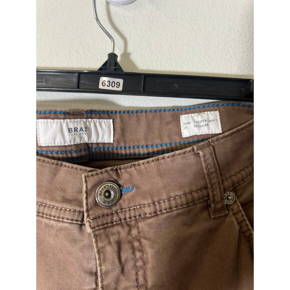 Brax Brown Slacks sz 31/34 - Picture 4 of 4